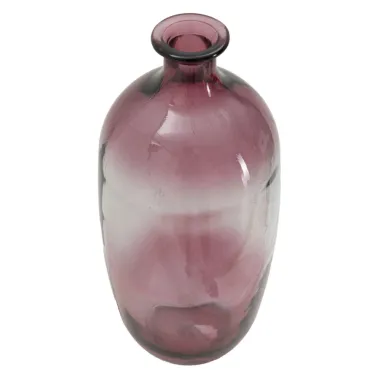 Wazon BOTELLA NAPOLES Szkło Recyklingowe Czerwony 16x38 cm (WYPRODUKOWANY W HISZPANII)